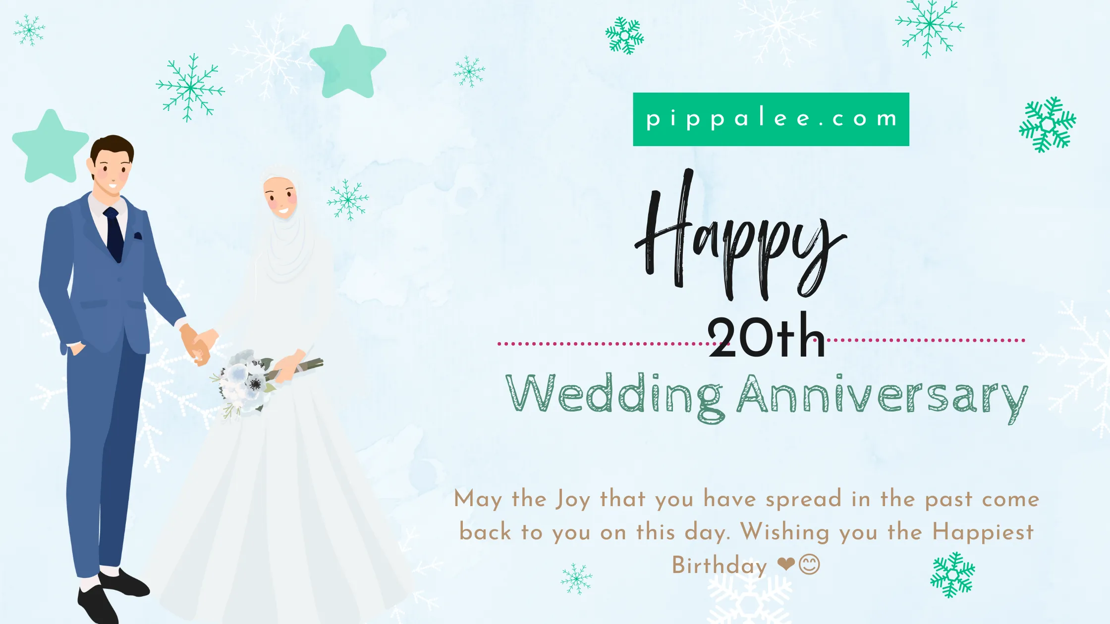 20th Wedding Anniversary - Wishes & Messages