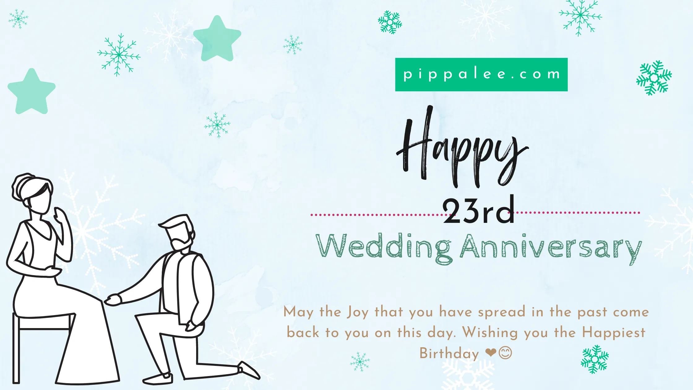 23rd Wedding Anniversary - Wishes & Messages