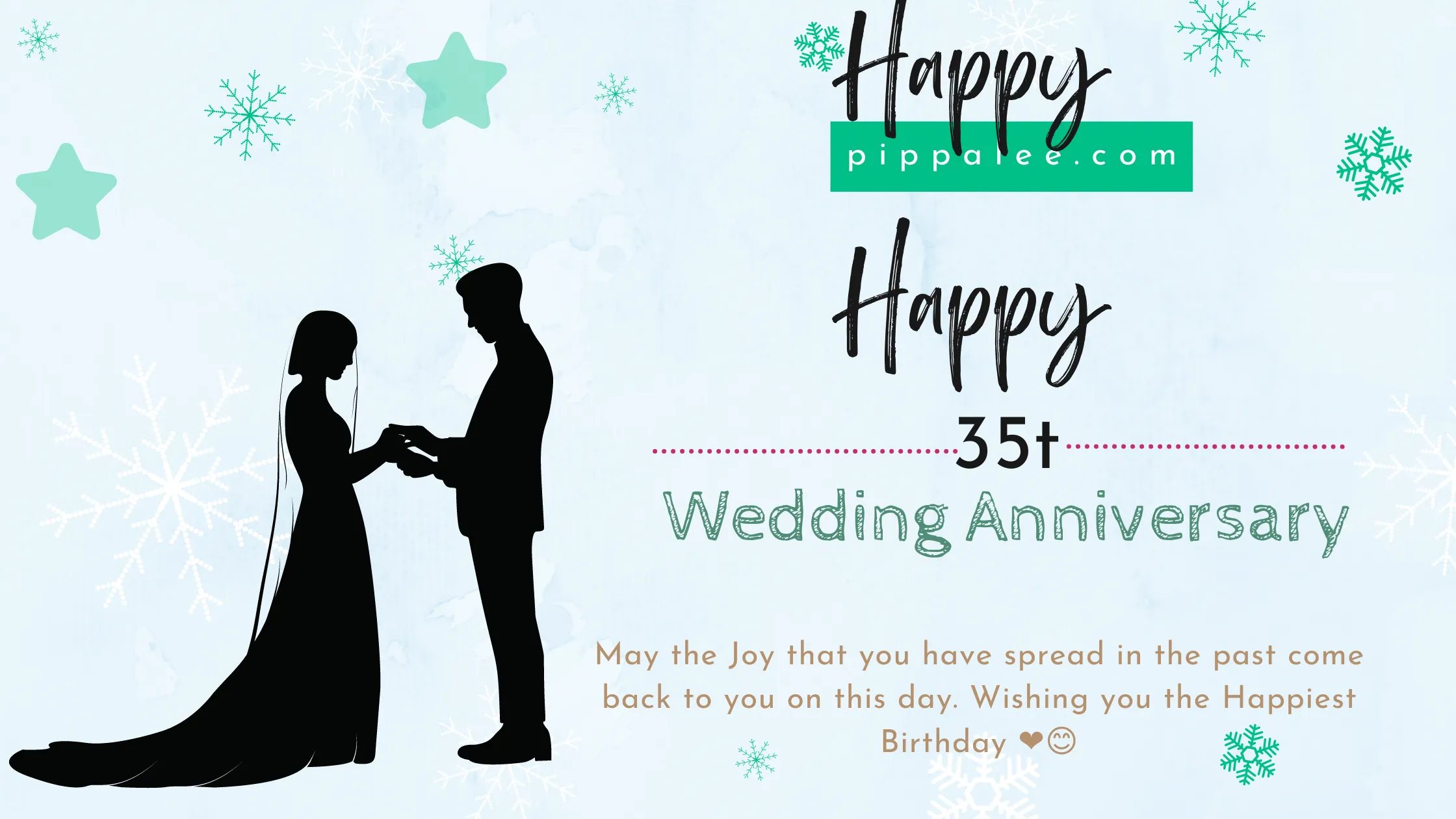 35th Wedding Anniversary - Wishes & Messages