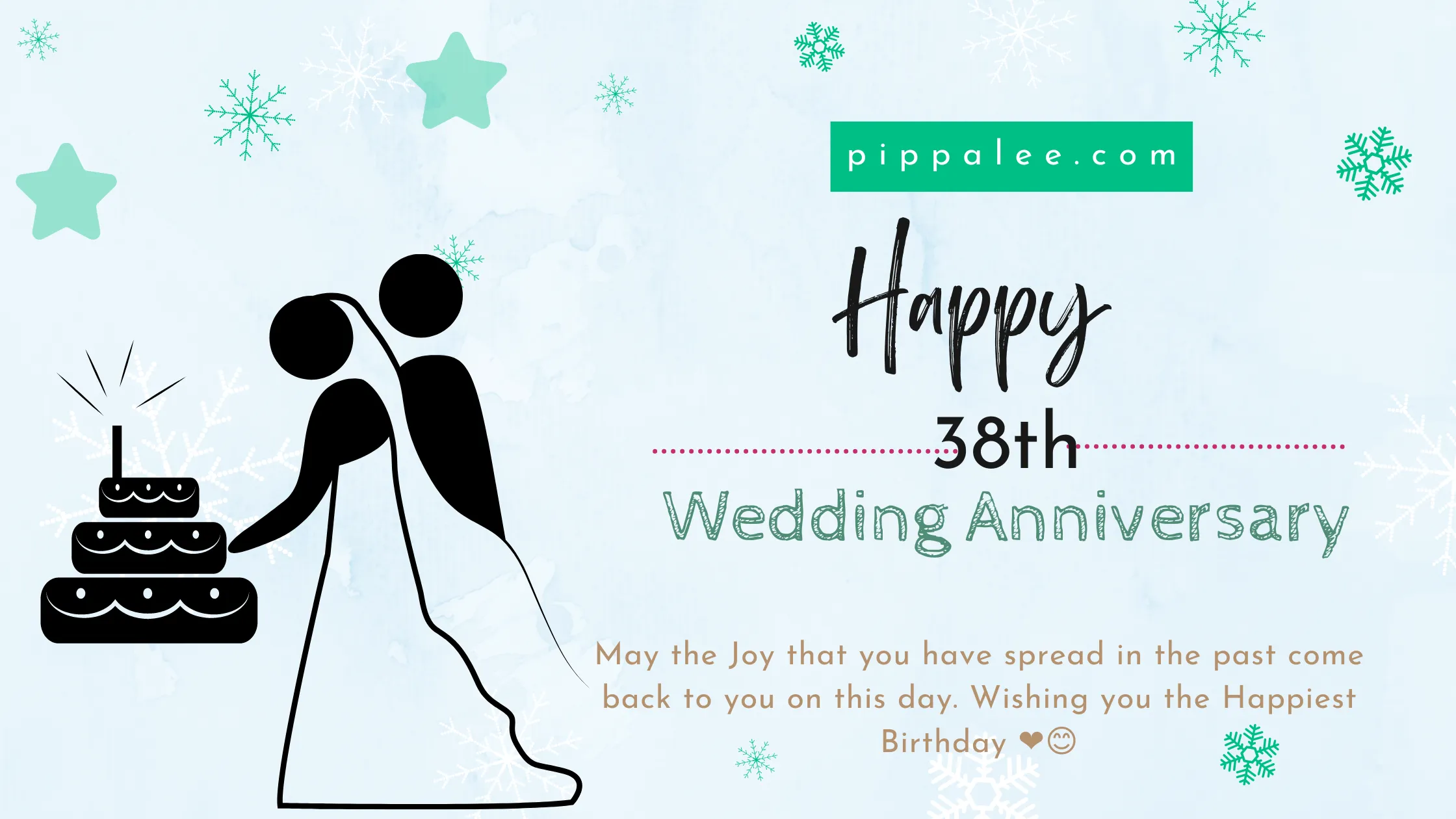 38th Wedding Anniversary - Wishes & Messages