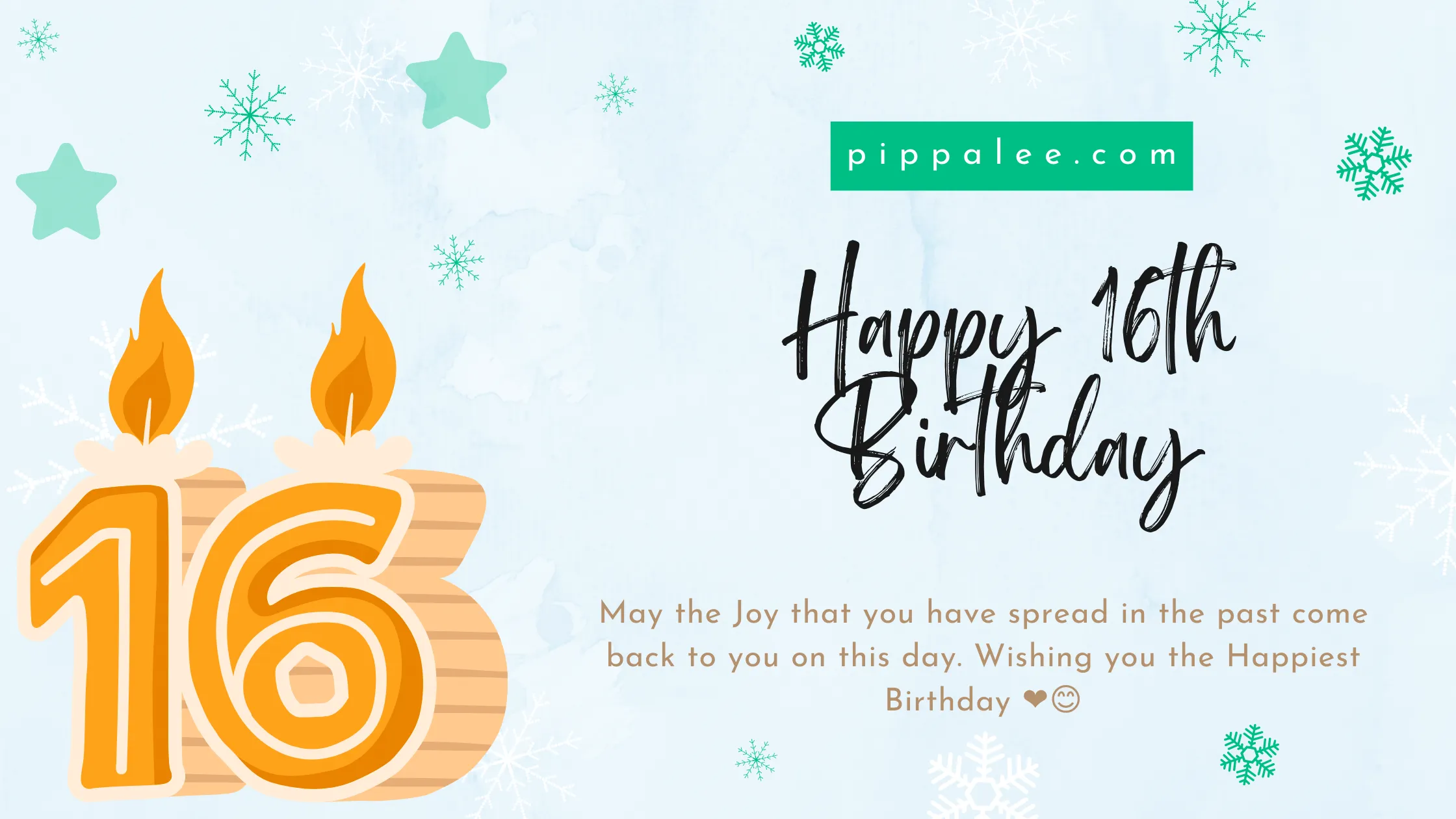 Happy 16th Birthday - Wishes & Messages