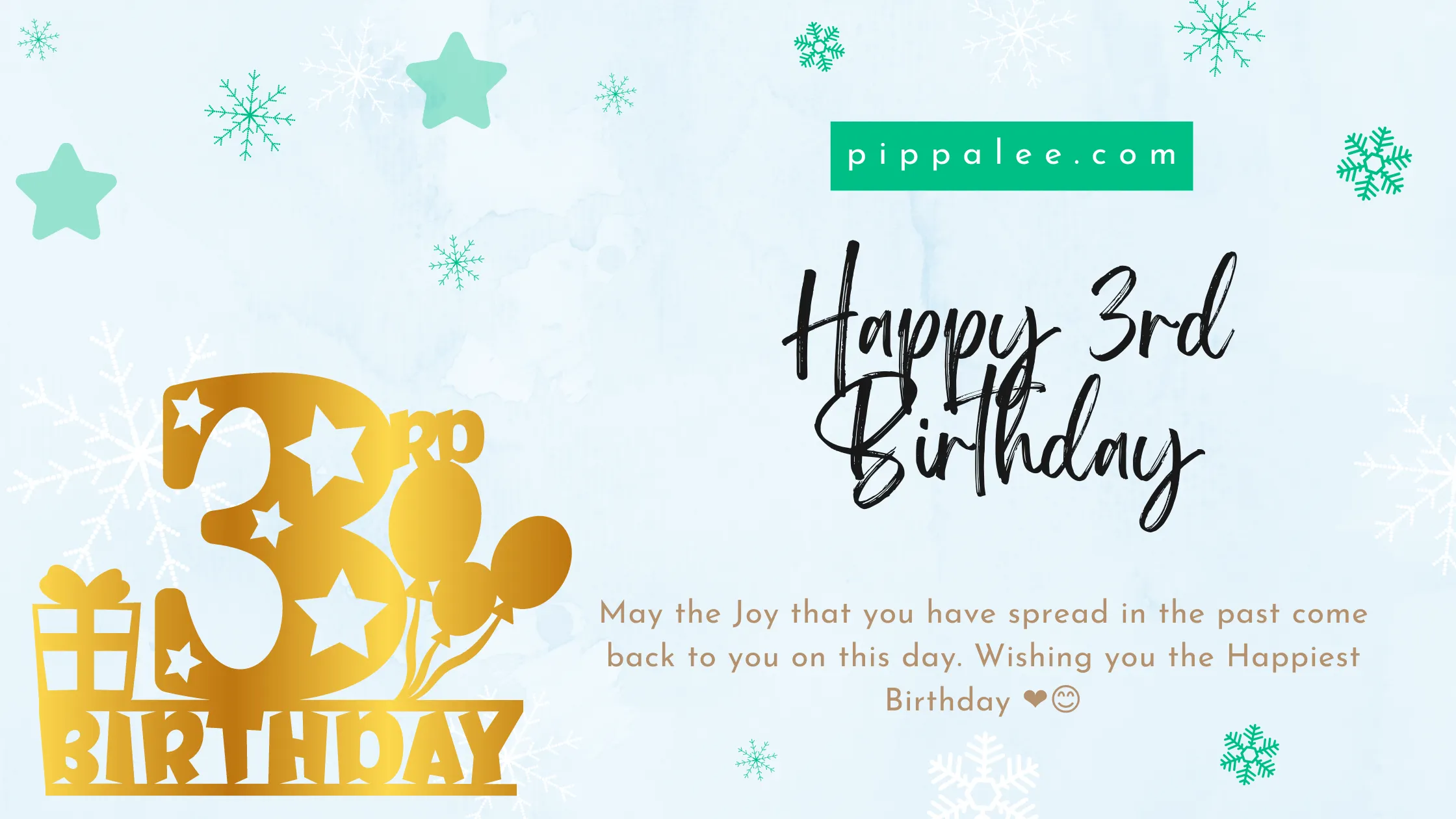 Happy 3rd Birthday Wishes - Wishes & Messages