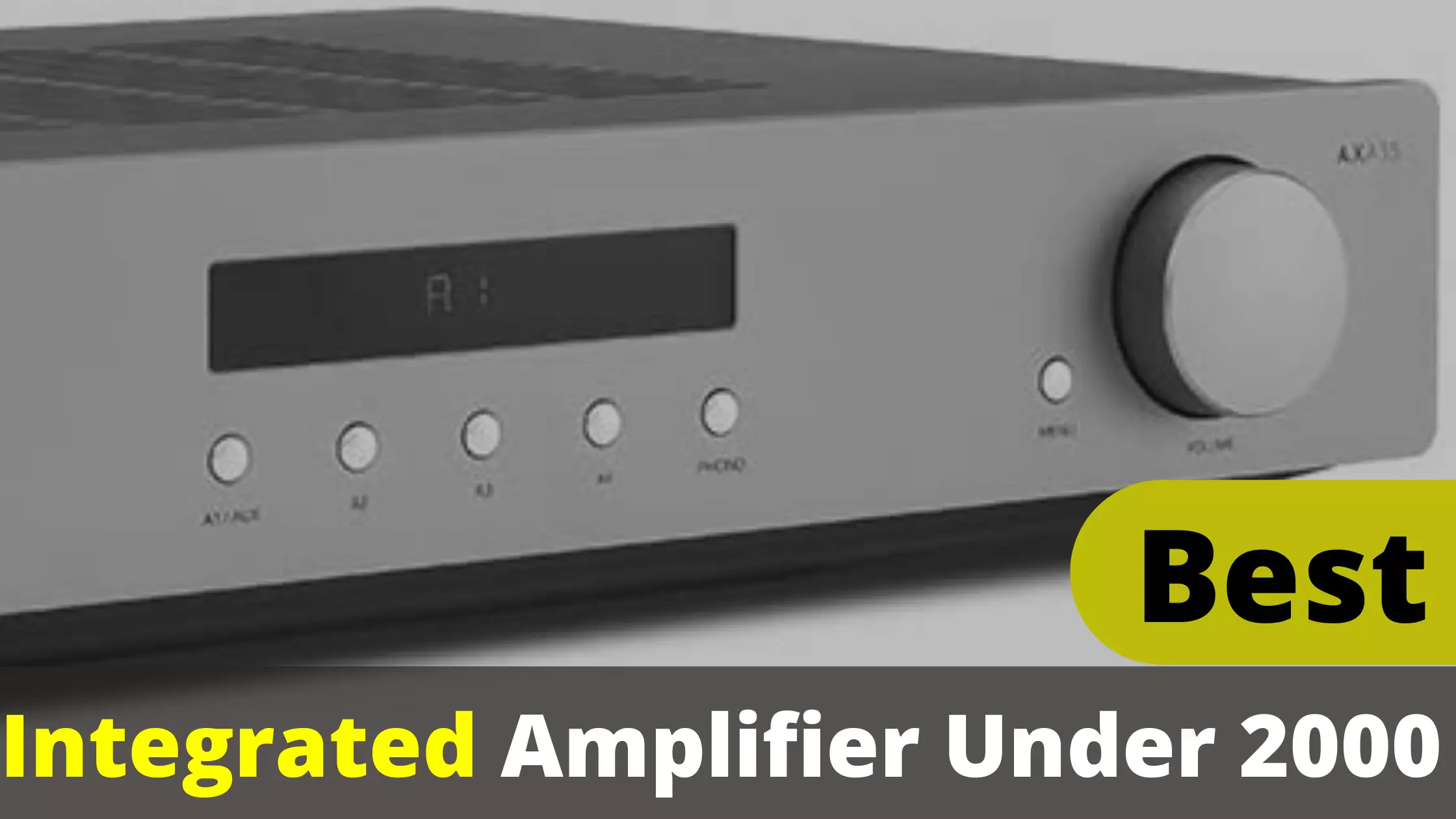Best Integrated Amplifier Under 2000 Dollars - Amplifiers Latest Detail