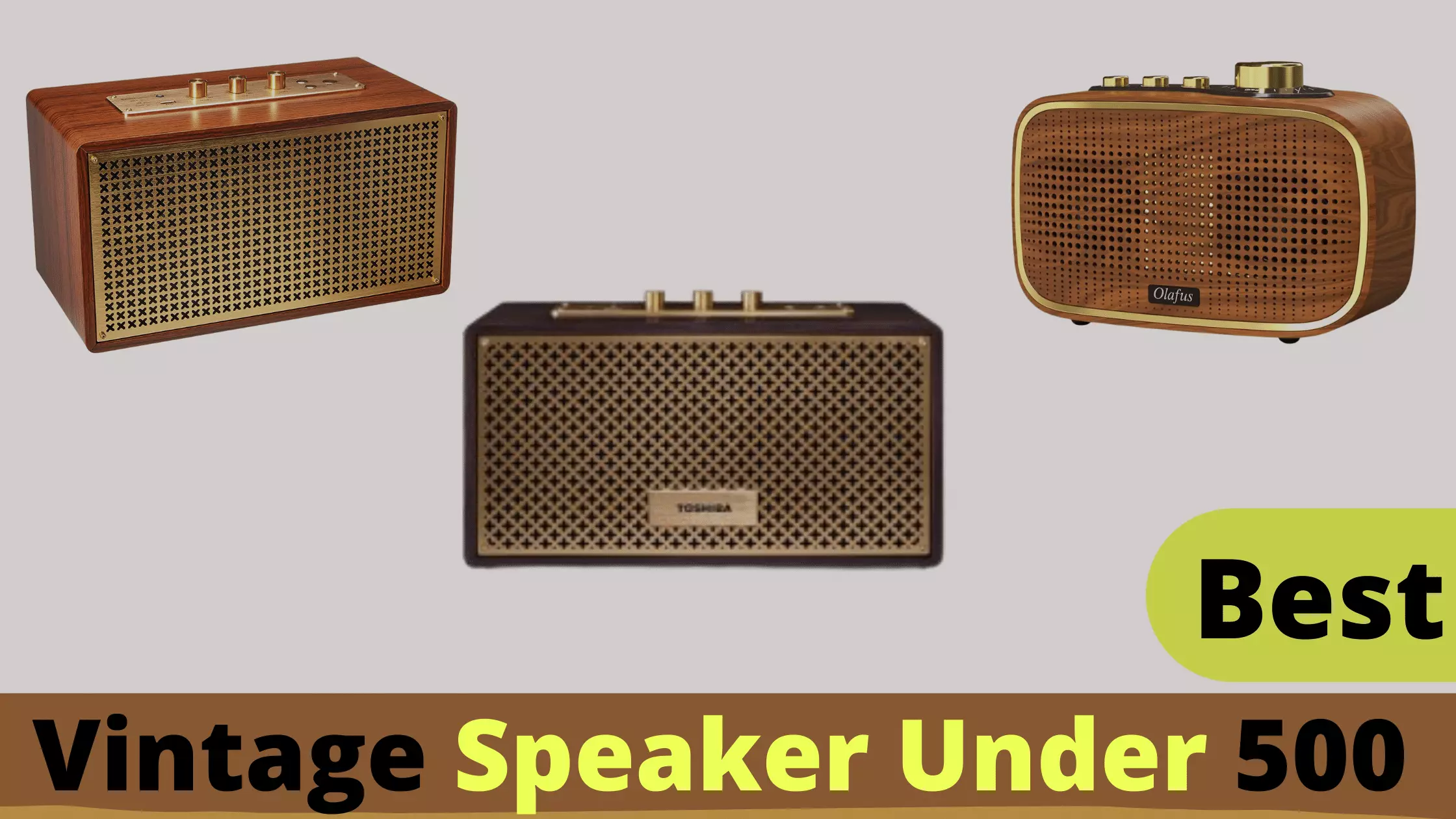 Top 10 Best Vintage Speakers Under $500 Reviews