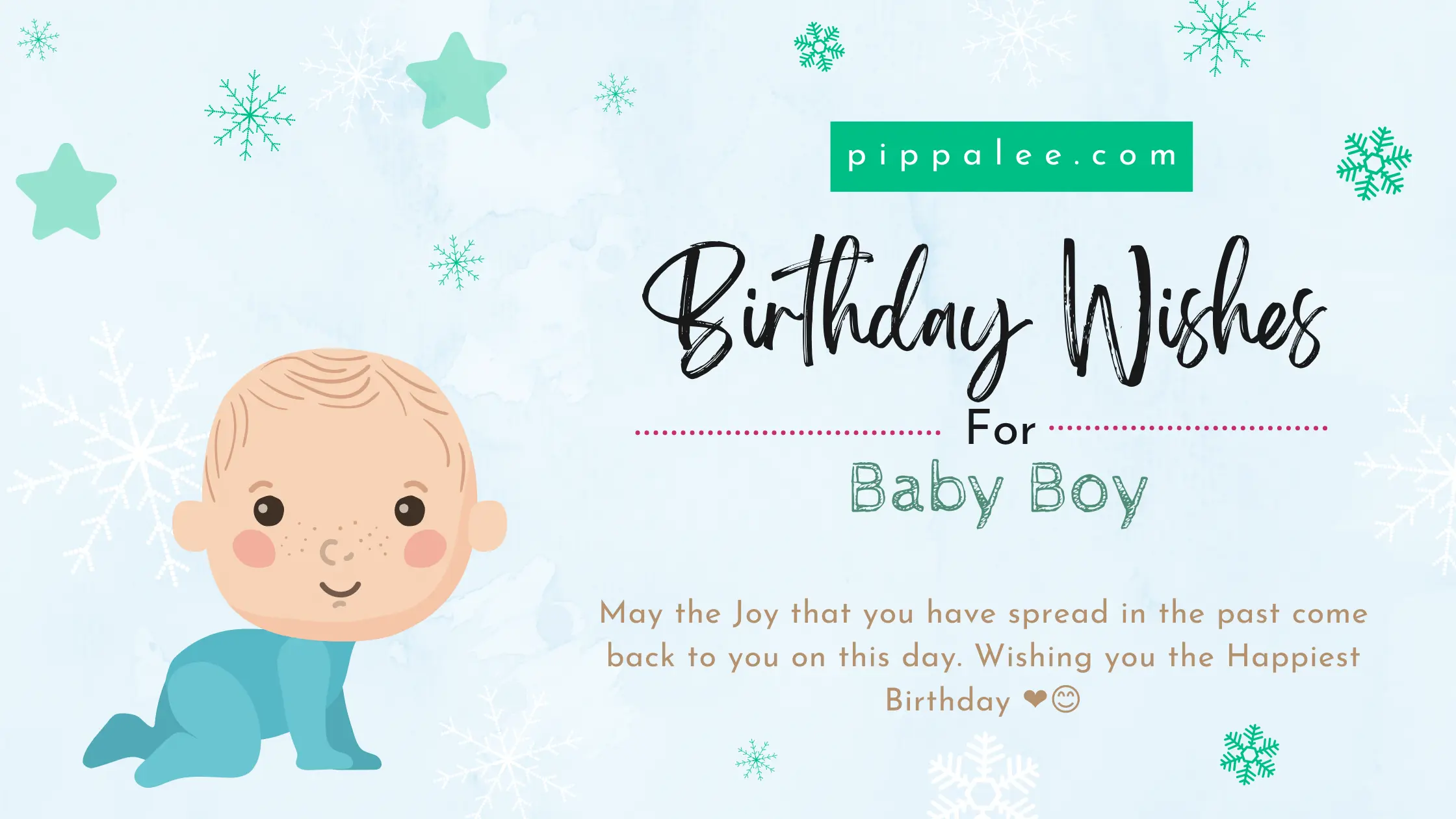 Birthday Wishes For Baby Boy - Special Wishes