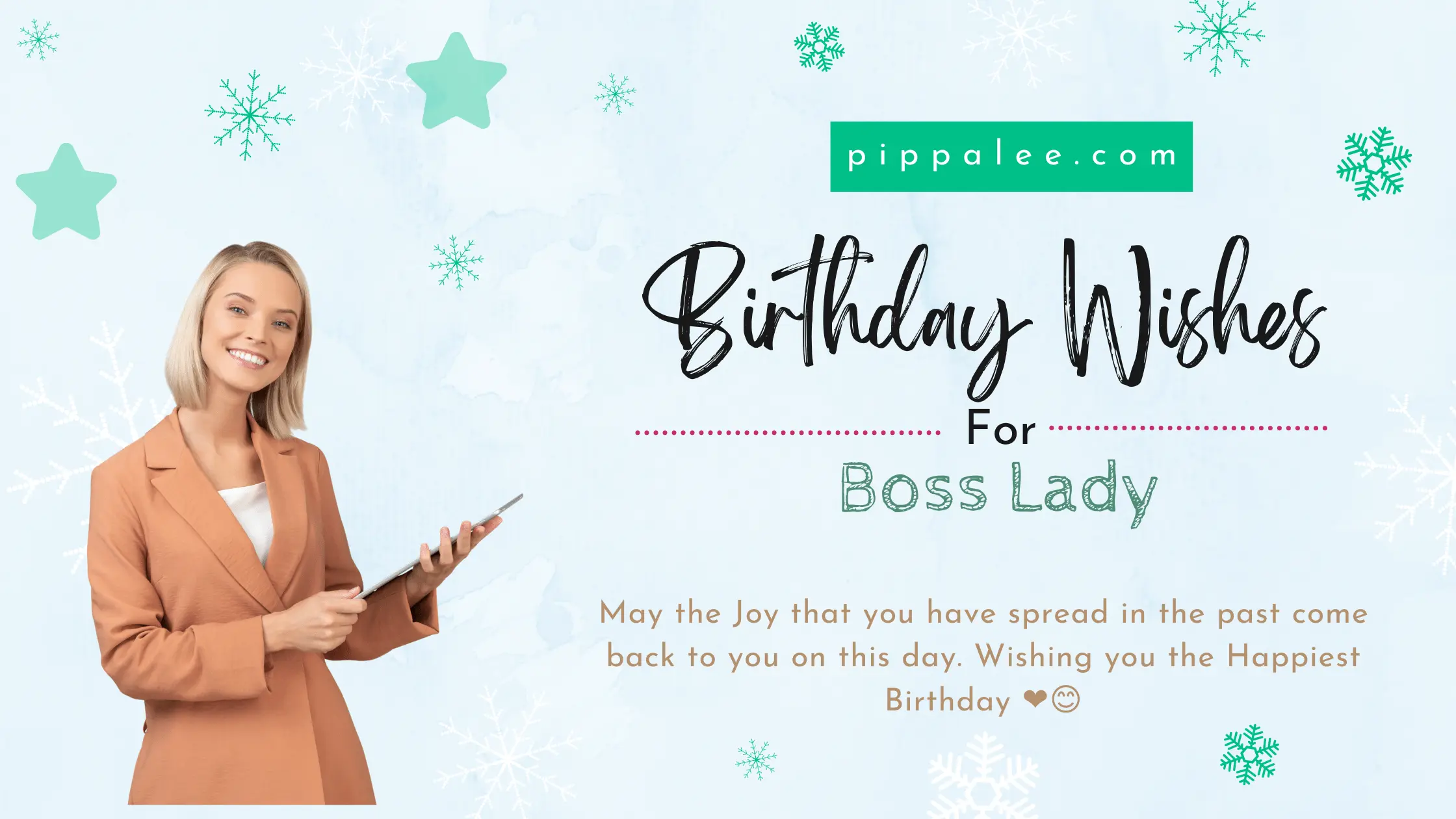 Birthday Wishes For Boss Lady - Cute Wishes