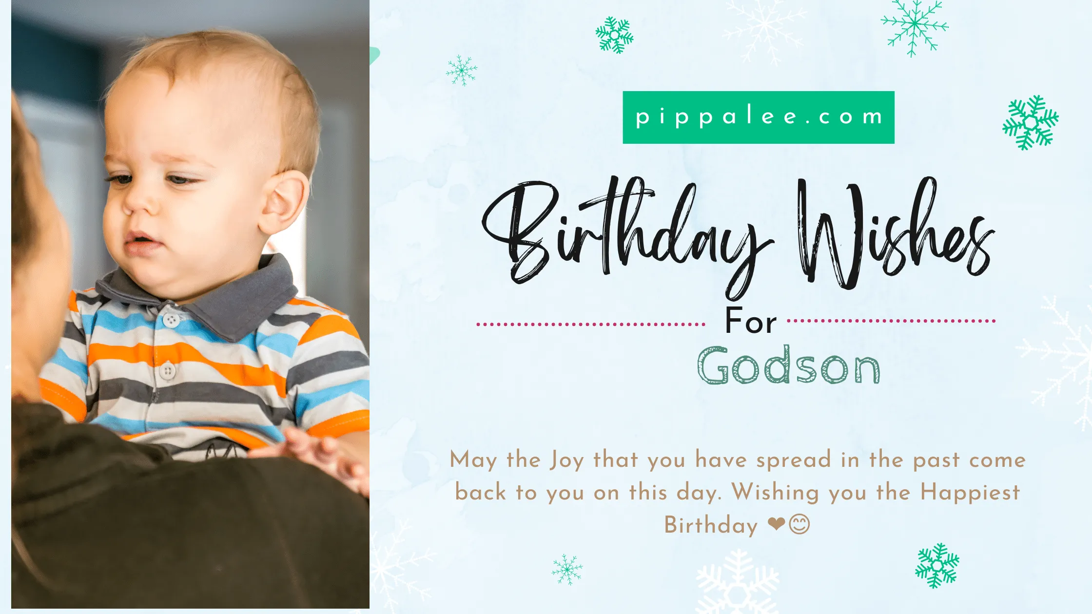 Happy Birthday for Godson - Wishes & Messages