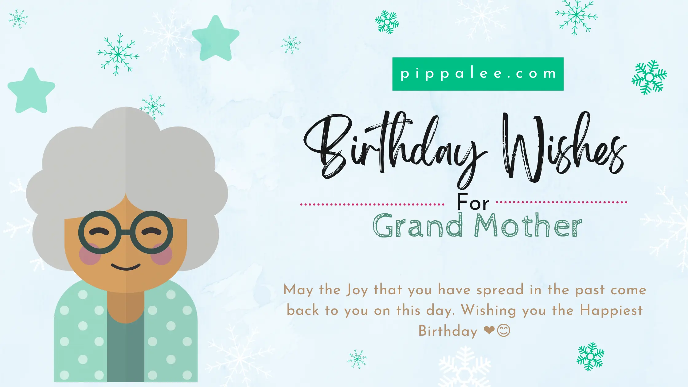 Birthday Wishes For Grand Mother - Warm Wishes