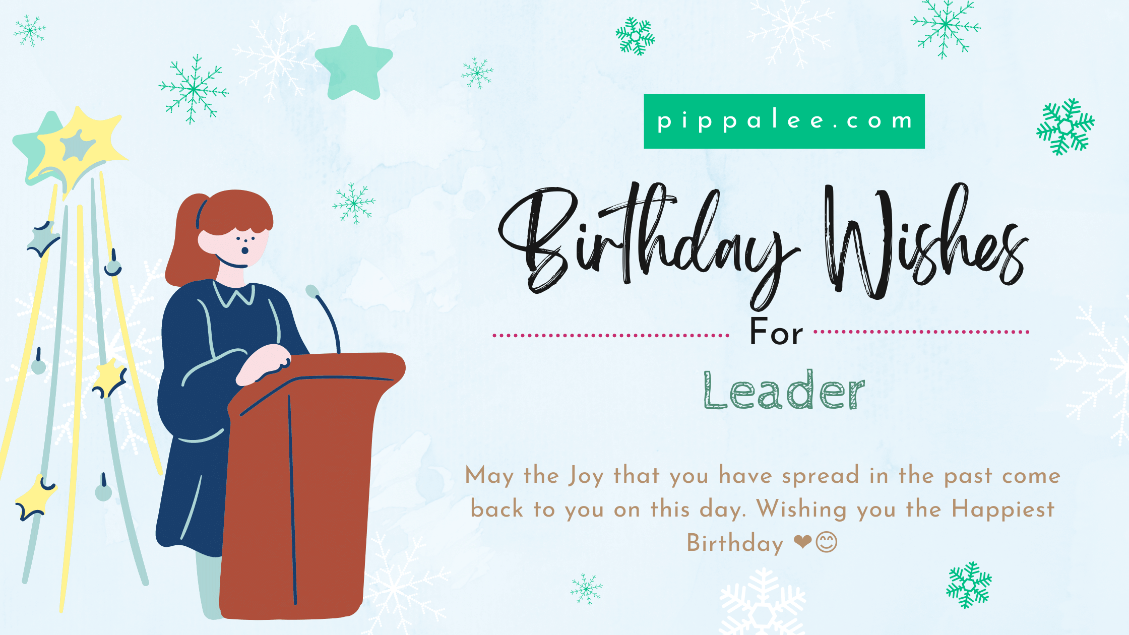Birthday Wishes For Leader - Wishes & Messages