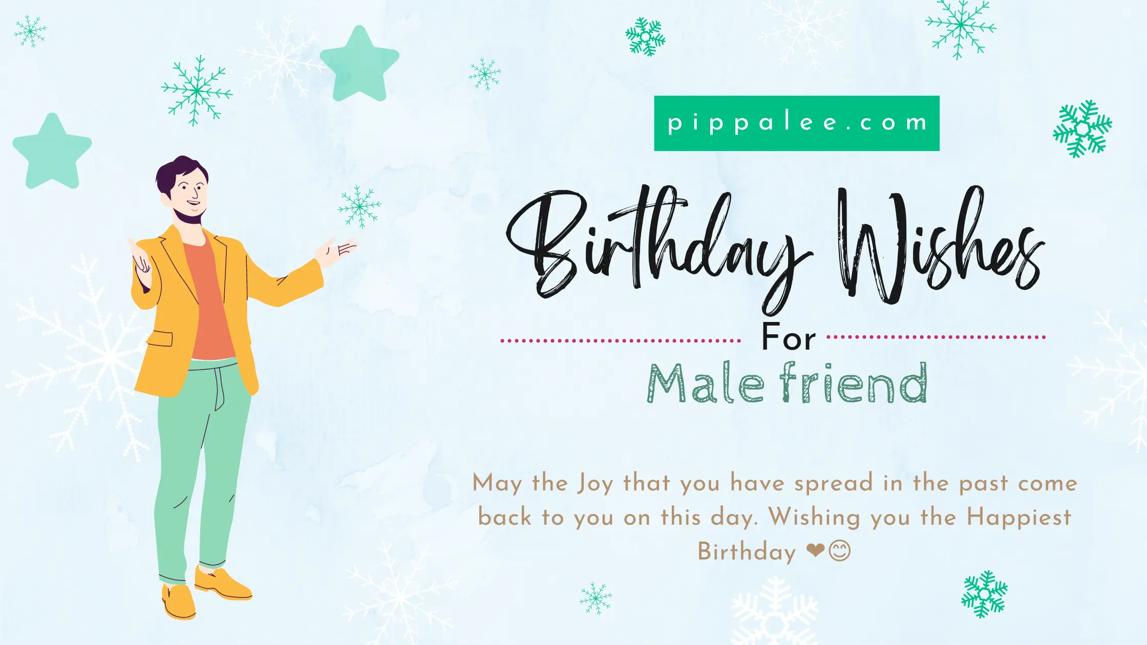 Birthday Wishes For Male Friend- Cute Wishes