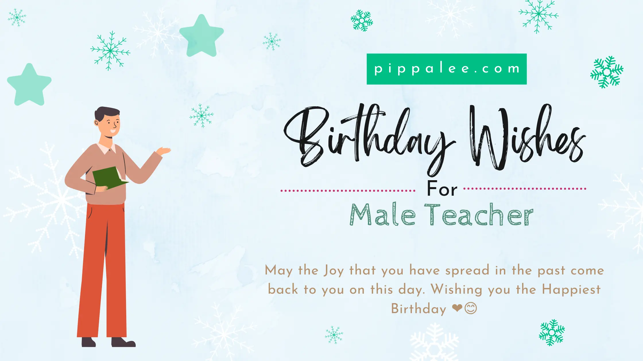 Birthday Wishes For Male Teacher - Best Wishes Ever
