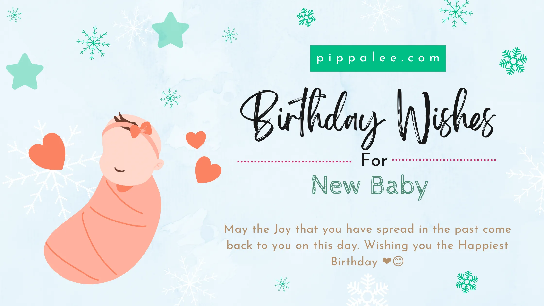 Birthday Wishes For New Baby - Wishes & Messages