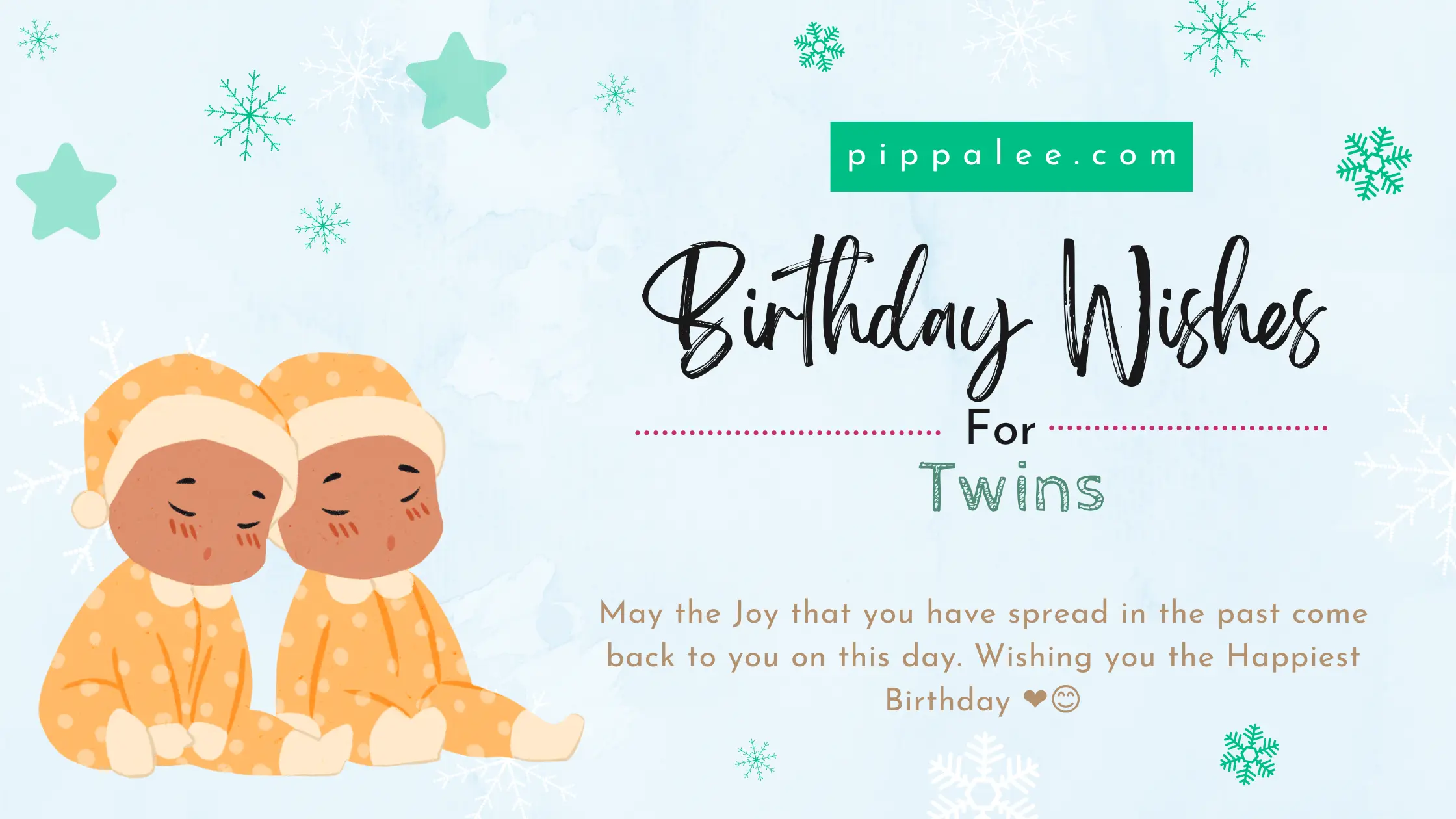 Birthday Wishes For Twins - Wishes And Messages