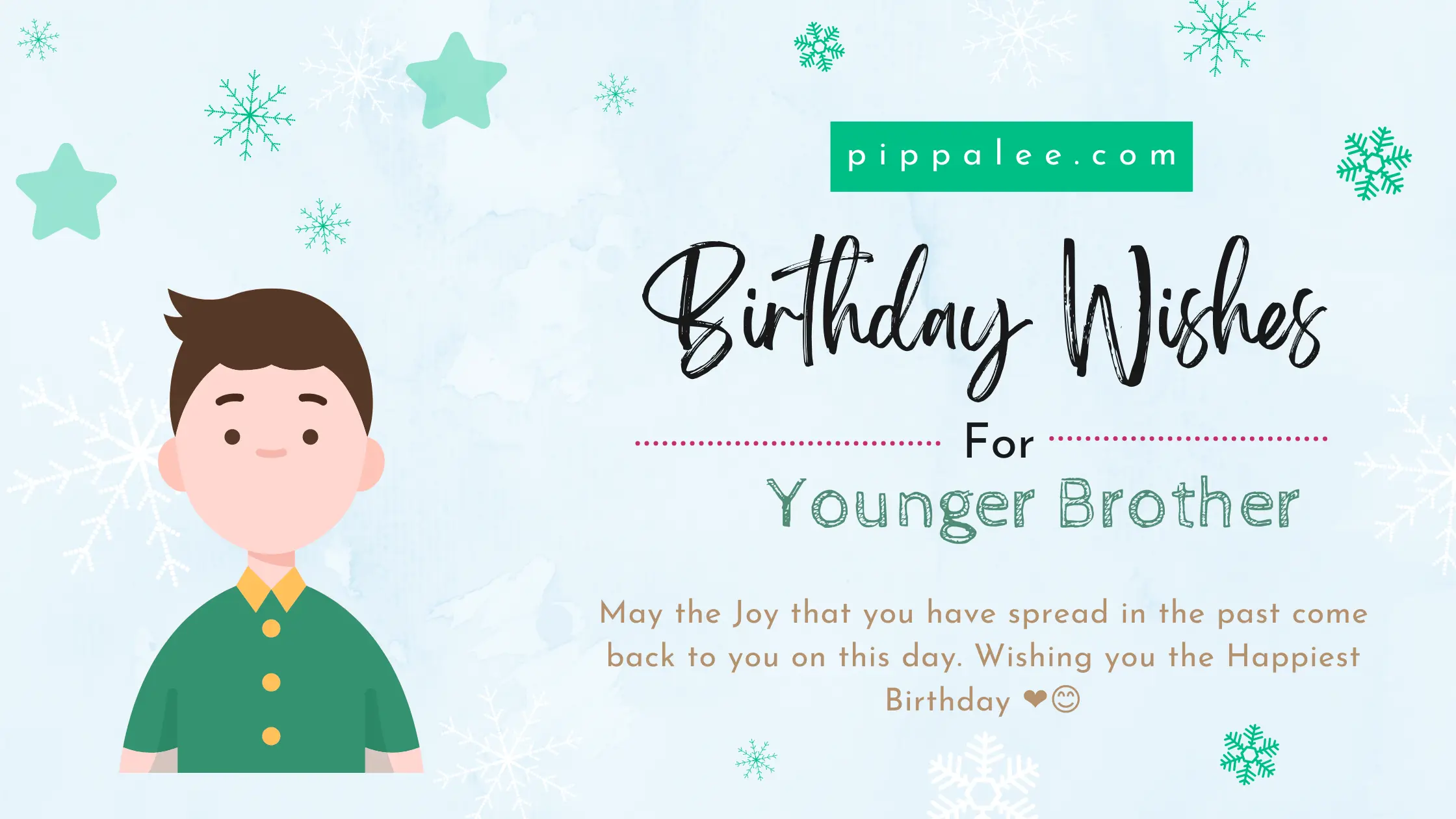 Birthday Wishes For Younger Brother - Cool Wishes
