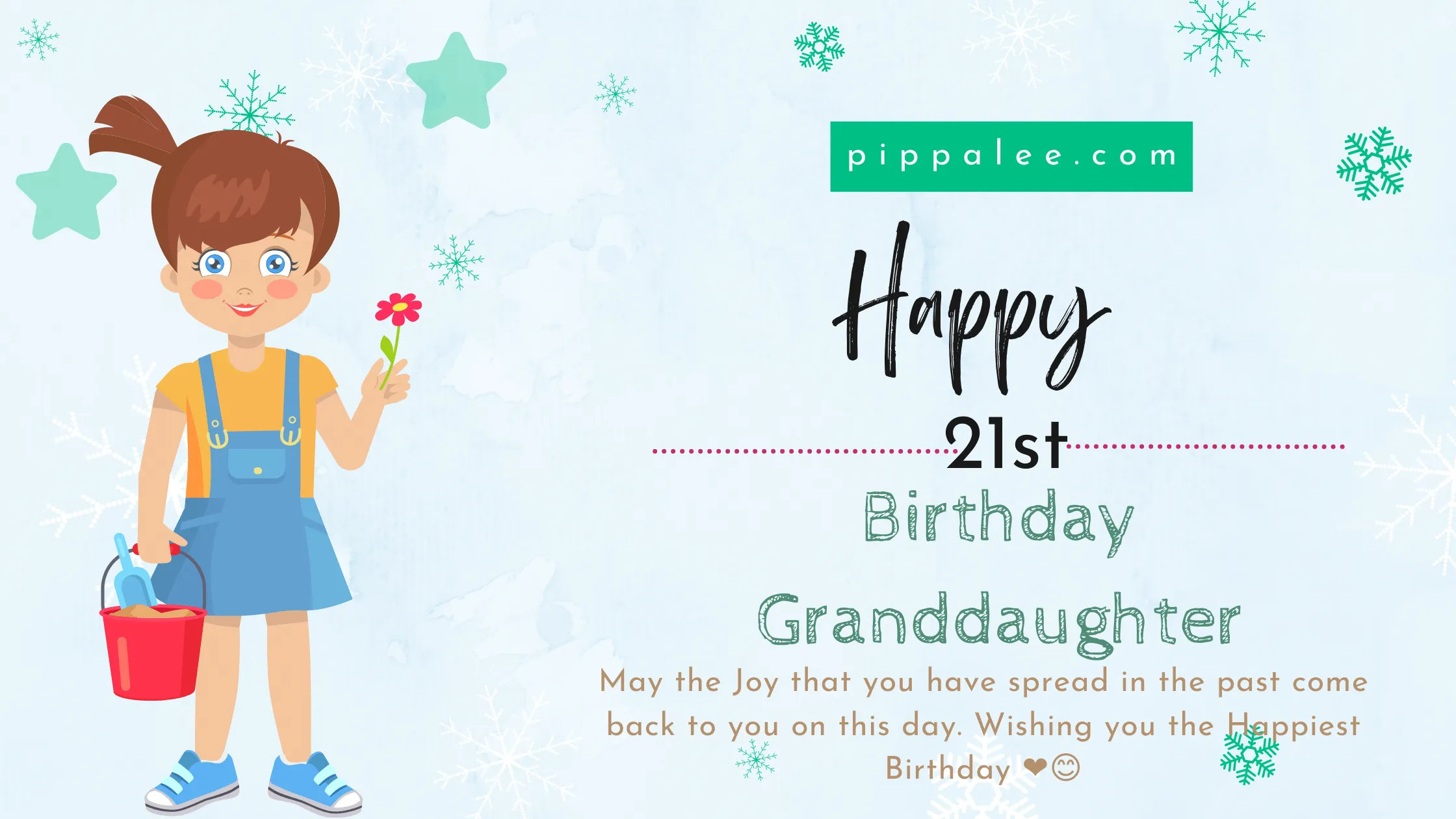 Happy 21st Birthday Granddaughter - Wishes & Messages