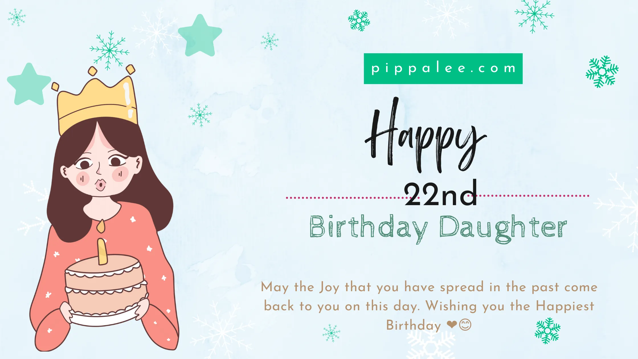 Happy 22nd Birthday Daughter - Wishes & Messages