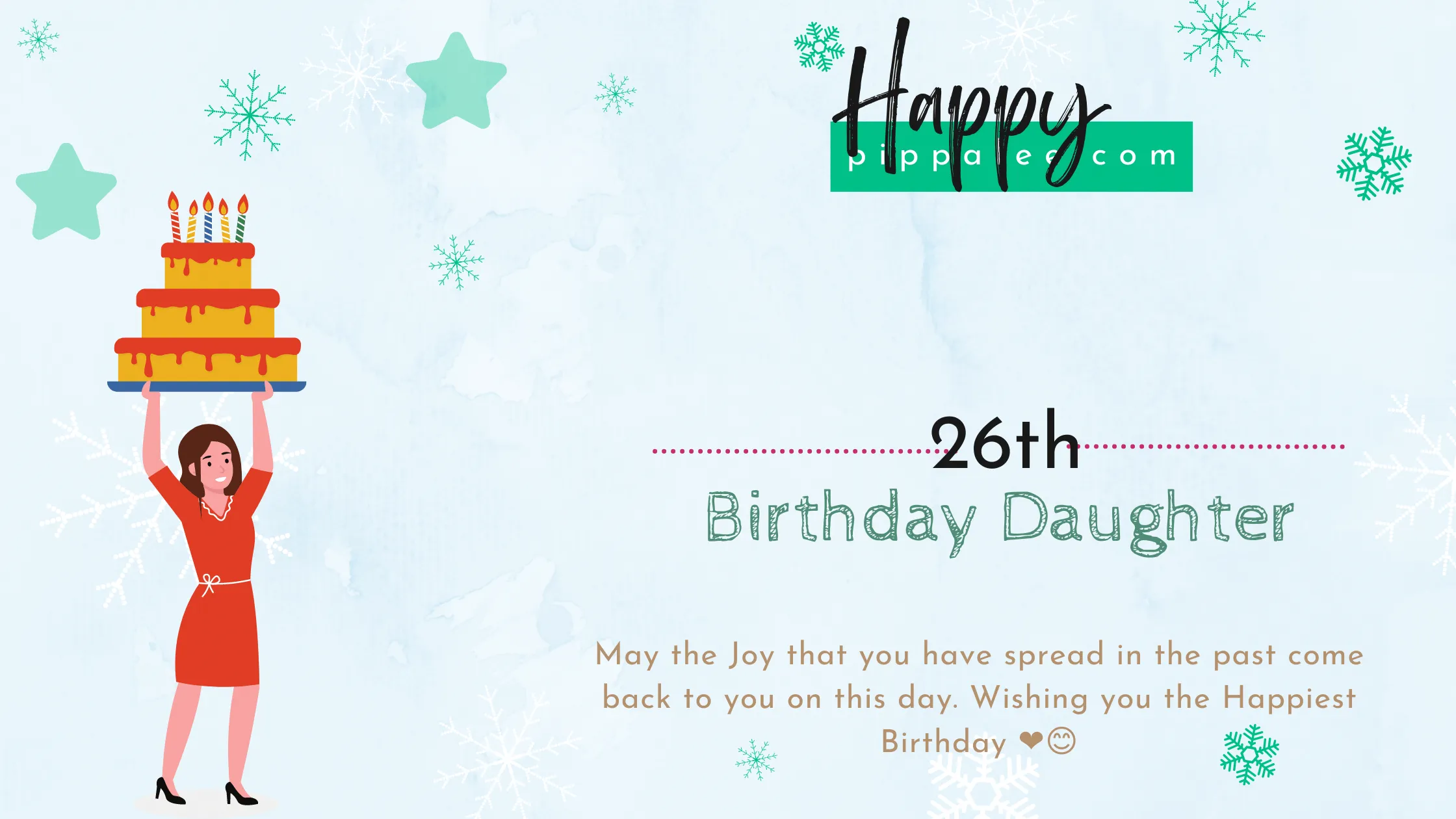 Happy 26th Birthday Daughter - Wishes & Messages