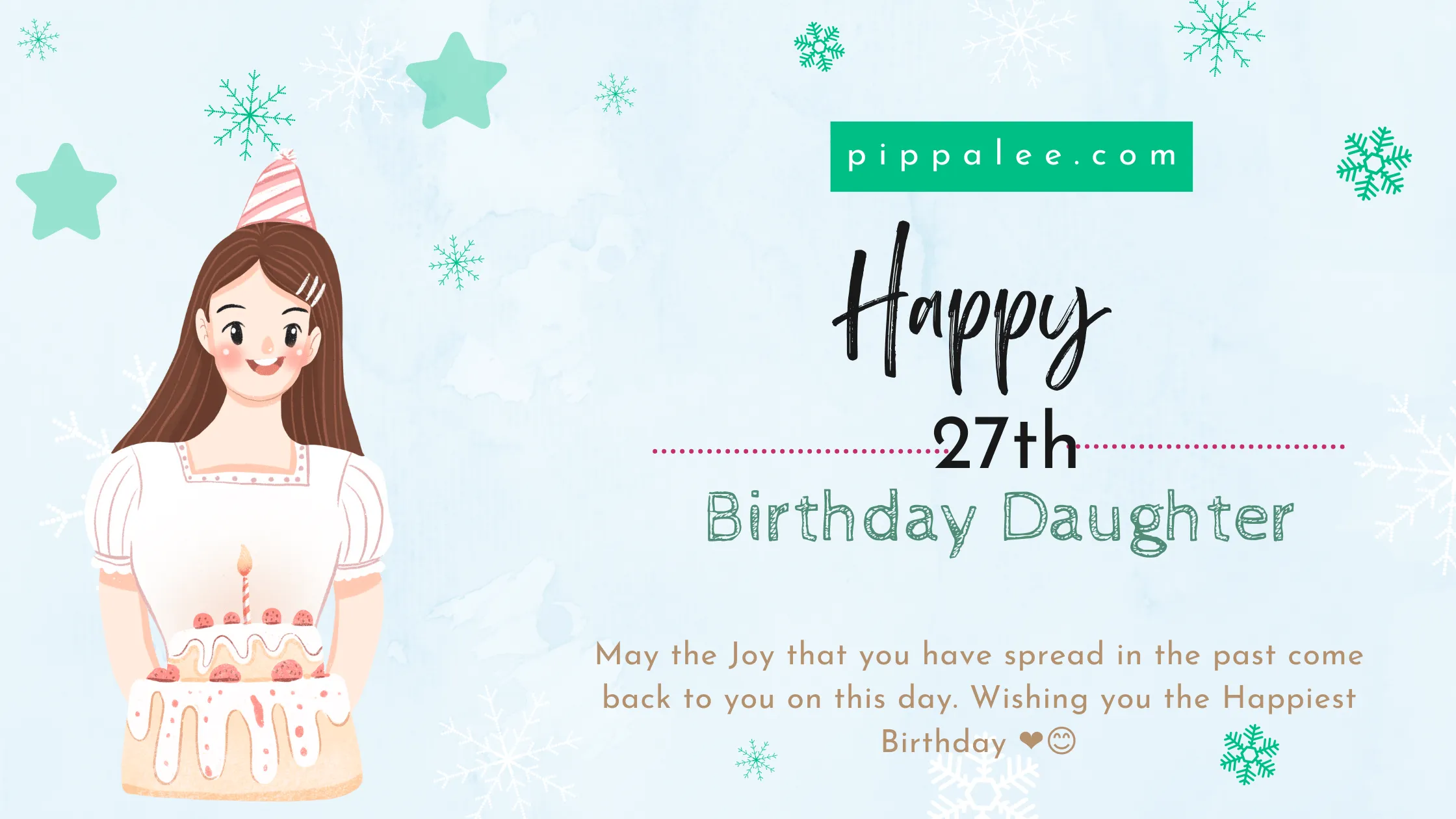 Happy 27th Birthday Daughter - Wishes & Messages