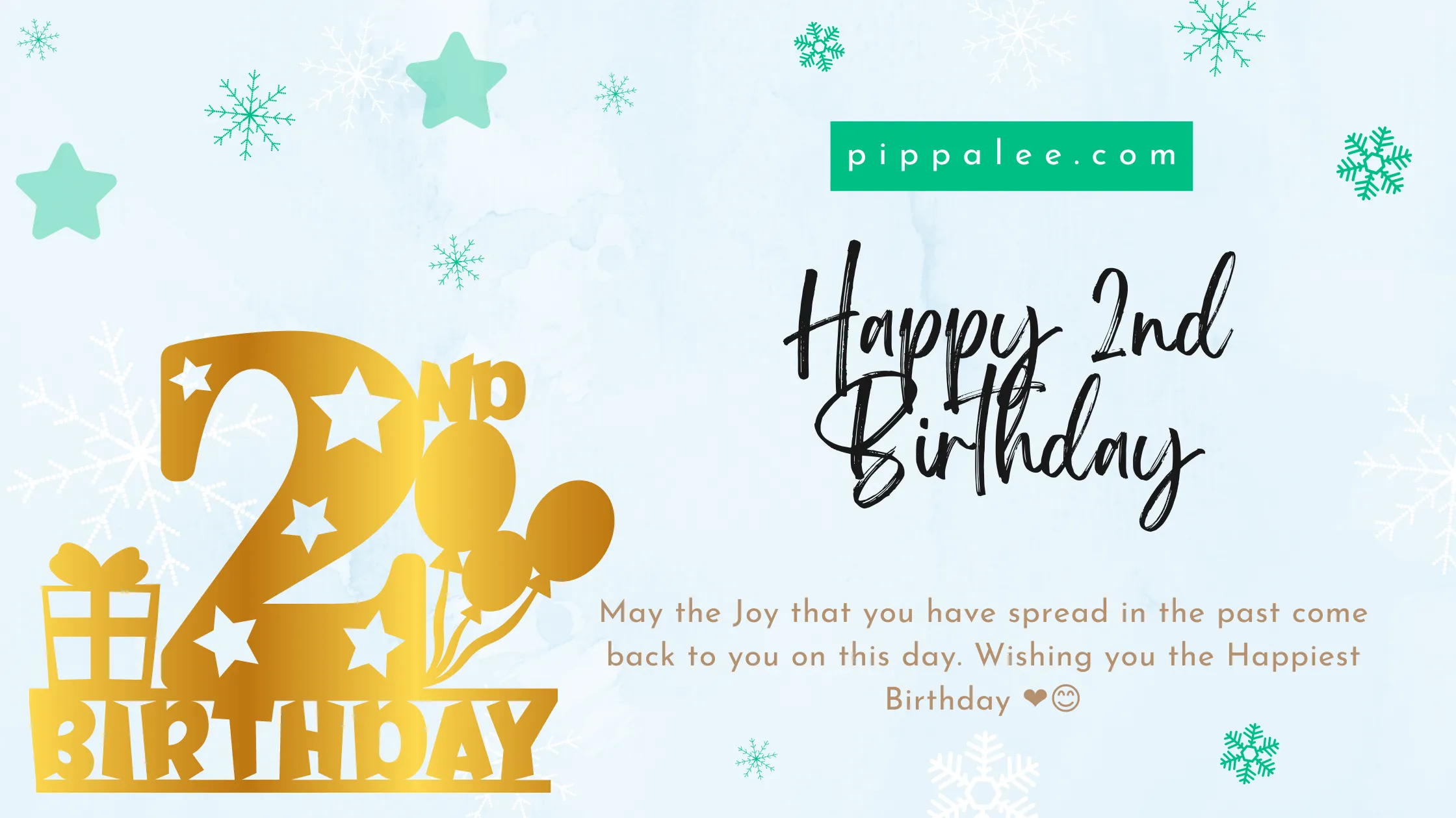 Happy 2nd Birthday - Wishes & Messages