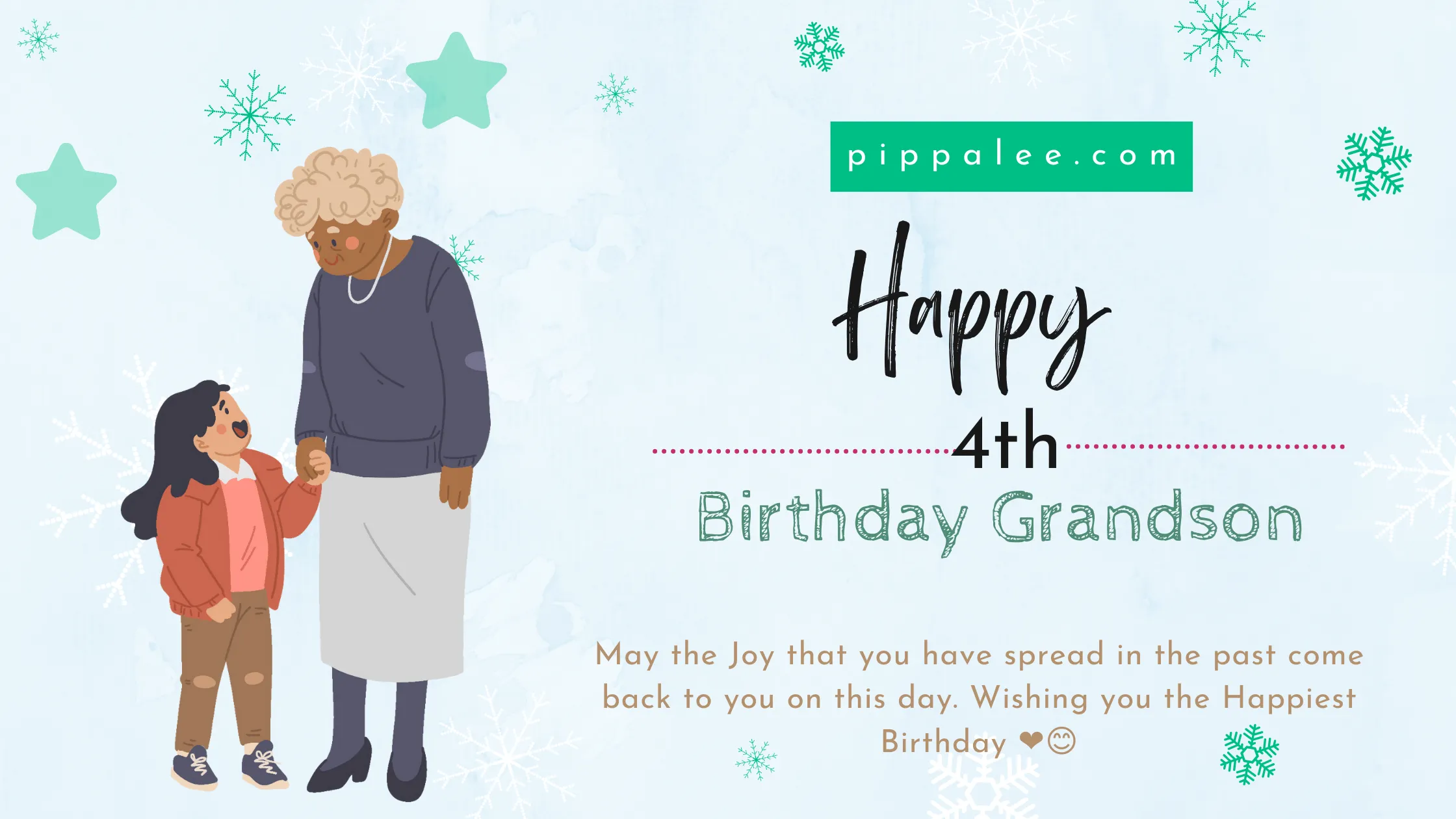 Best Happy 4th Birthday Grandson - Cute Wishes 2022