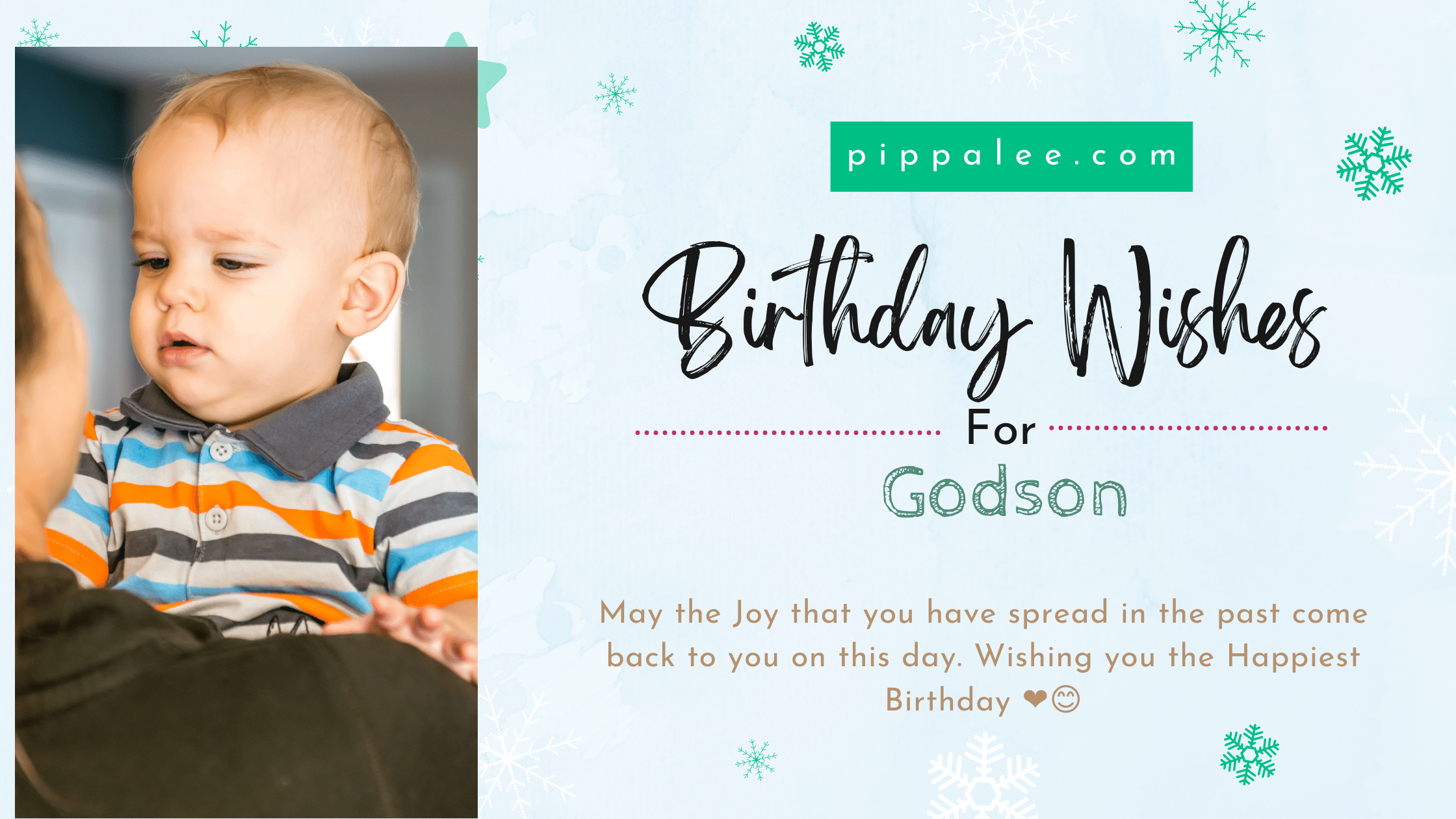 Happy Birthday for Godson - Wishes & Messages