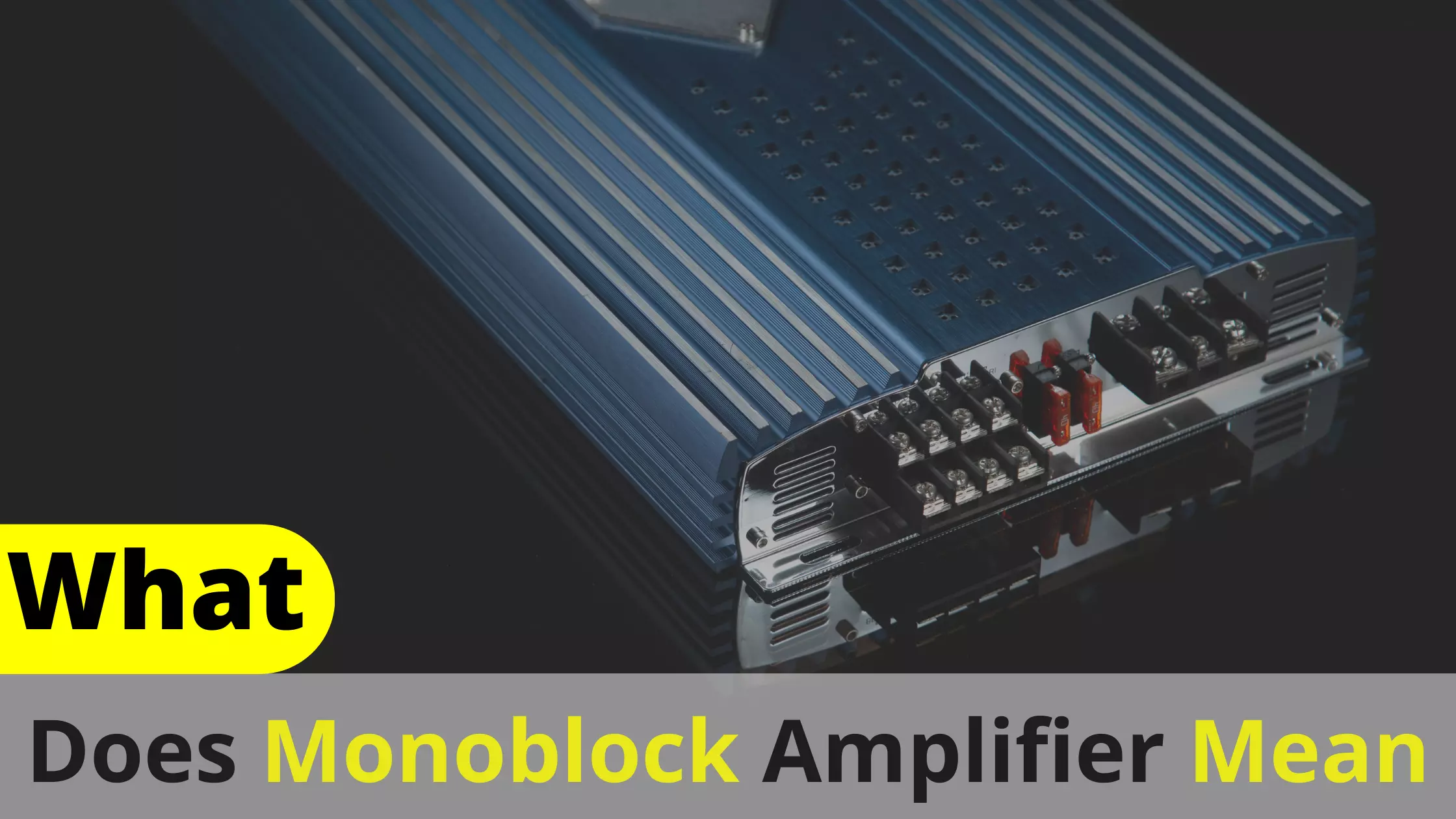 What Does Monoblock Amplifier Mean? Definite Guide